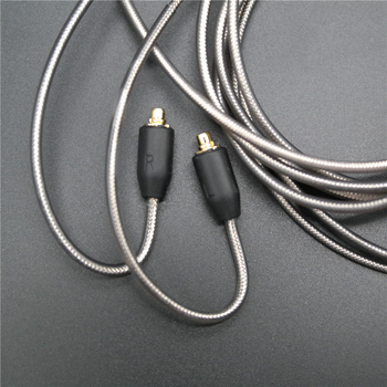 Audio kábel pre slúchadlá Shure SE-series — Pirole, model 20180102, nickel-plated, tinned copper core, oxygen-free copper conductors