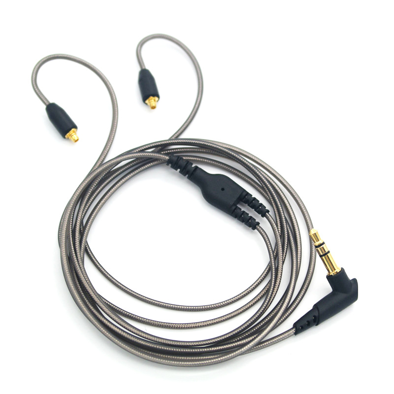 Audio kábel pre slúchadlá Shure SE-series — Pirole, model 20180102, nickel-plated, tinned copper core, oxygen-free copper conductors
