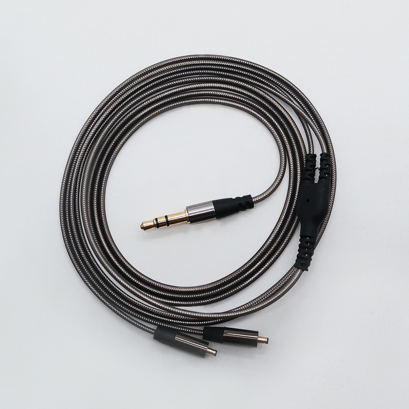 Audio kábel pre slúchadlá Shure SE-series — Pirole, model 20180102, nickel-plated, tinned copper core, oxygen-free copper conductors