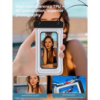 Водоустойчива чанта за телефон с тъч скрийн, TPU, минималистичен стил, водоустойчива материя, подходяща за гмуркане, планински преходи и плаж