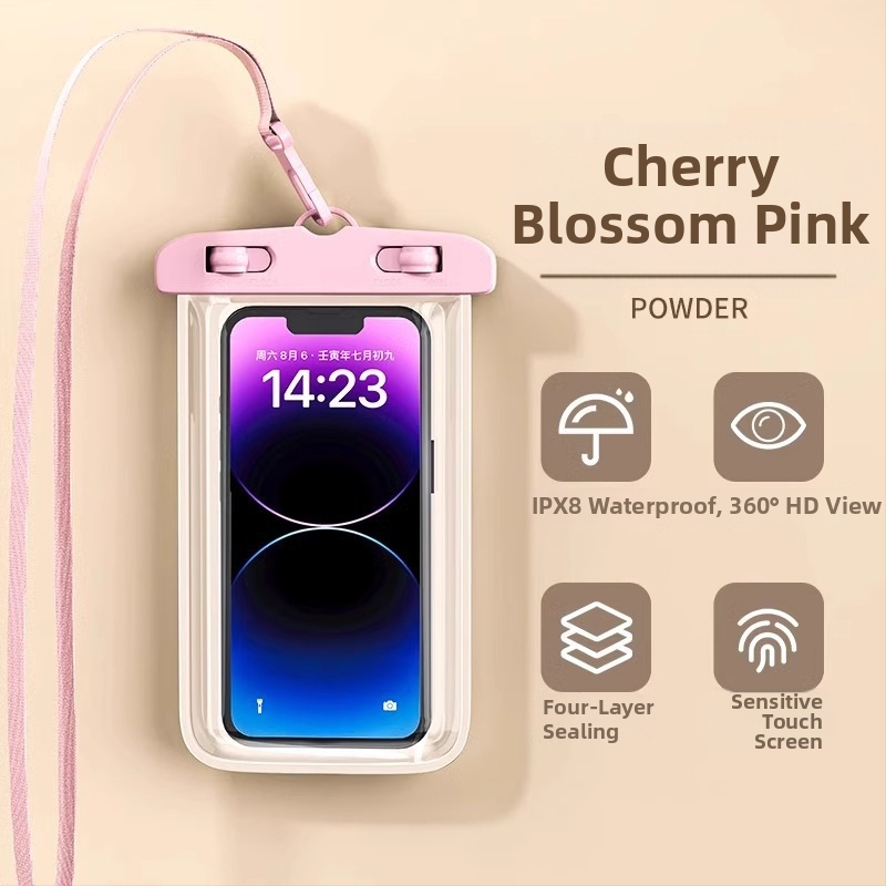 Водоустойчива чанта за телефон с тъч скрийн, TPU, минималистичен стил, водоустойчива материя, подходяща за гмуркане, планински преходи и плаж