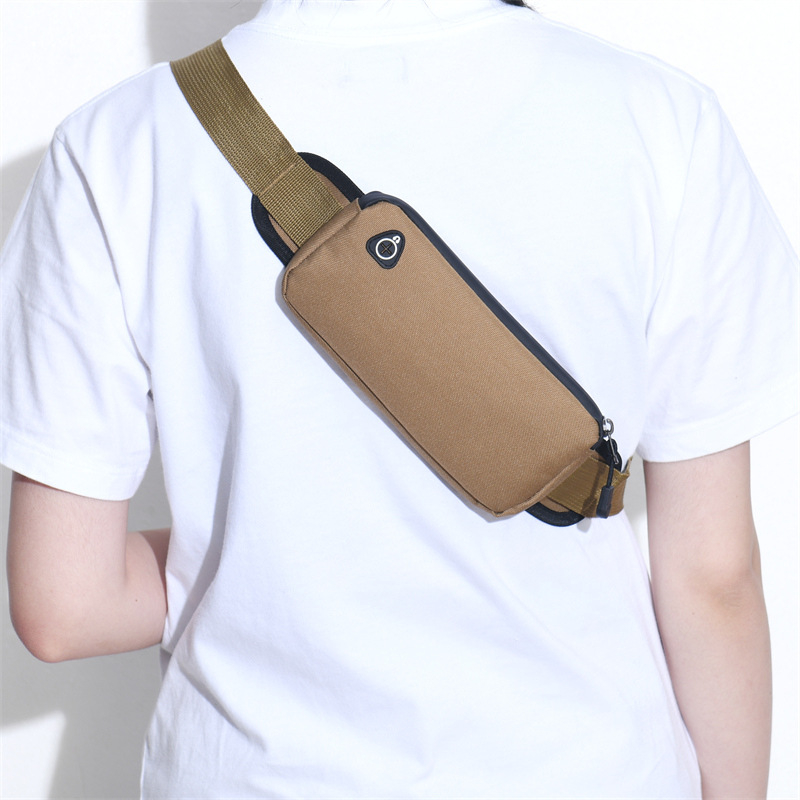 Sportska torbica oko struka, unisex – Oxford platno, prozračna, vodootporna, otporna na habanje, gradski stil