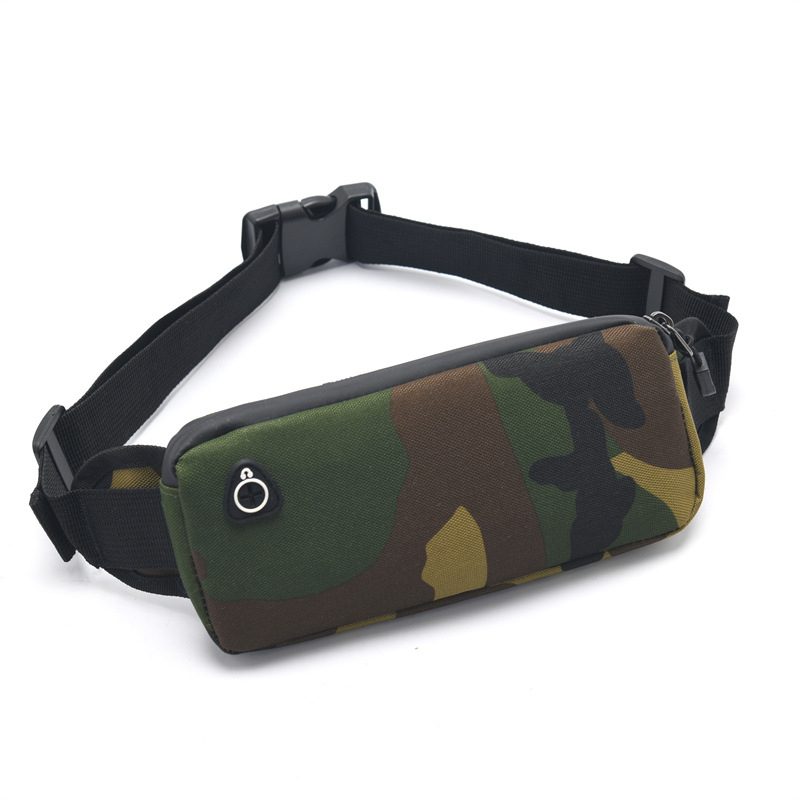 Sportska torbica oko struka, unisex – Oxford platno, prozračna, vodootporna, otporna na habanje, gradski stil