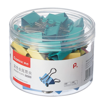 Metalni klips za karte s dugim repom, B3631-B3636, 60 kom./trubica