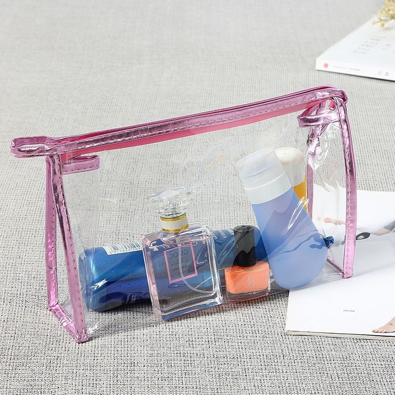 Torba za šminku, PVC, kubni oblik, višenamjenska, moderni minimalistički stil