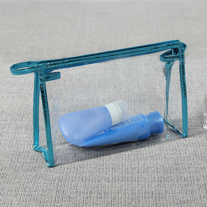 Torba za šminku, PVC, kubni oblik, višenamjenska, moderni minimalistički stil