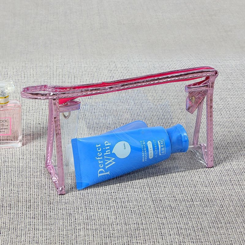 Torba za šminku, PVC, kubni oblik, višenamjenska, moderni minimalistički stil