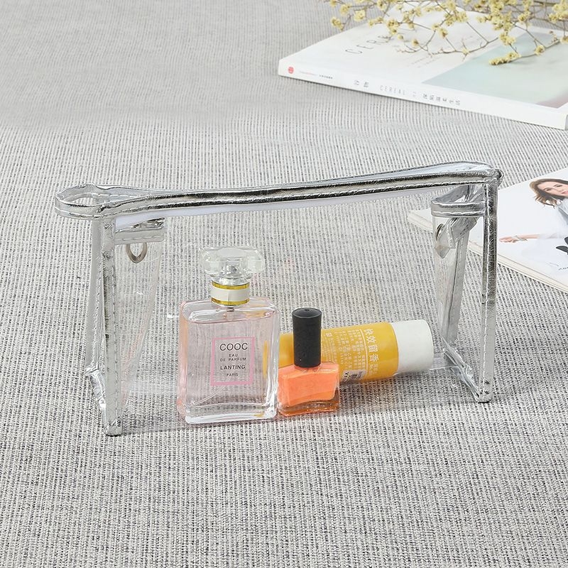 Torba za šminku, PVC, kubni oblik, višenamjenska, moderni minimalistički stil