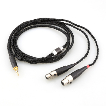 Kabel za slušalice za Audeze LCD-2/3/4/X/XC/XC2/4Z/MX4/AB126 — monokristalni bakar, srebrno premazano jezgro i vodovi