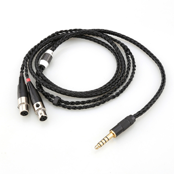 Kabel za slušalice za Audeze LCD-2/3/4/X/XC/XC2/4Z/MX4/AB126 — monokristalni bakar, srebrno premazano jezgro i vodovi