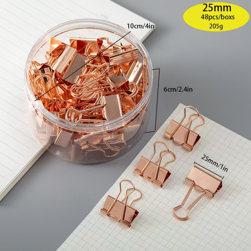 Metalni klip za dokumente – (Proizvođač: Jinhao; Materijal: Metal; Pakiranje: Cijev)