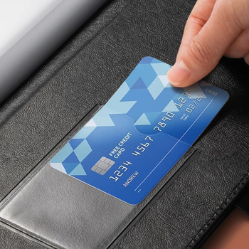 Depozīta kvīšu, čeku un bankas pārskaitījumu uzglabāšanas līdzeklis — pielāgots materiāls, drukāts logotips, privāta zīmola: Chinese Plums