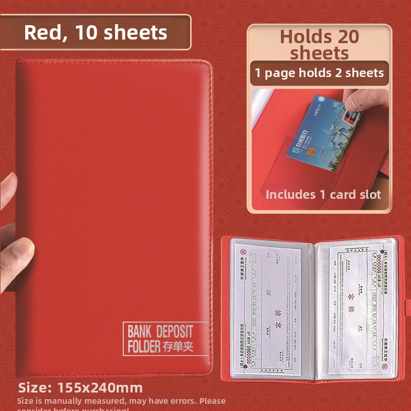 Depozīta kvīšu, čeku un bankas pārskaitījumu uzglabāšanas līdzeklis — pielāgots materiāls, drukāts logotips, privāta zīmola: Chinese Plums