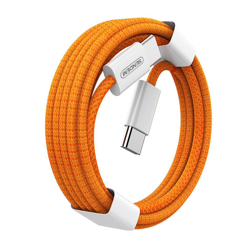USB-C punjački i podatkovni kabel za Apple, Xiaomi, Oppo, Huawei i Vivo; kompatibilan s iPhone 15/16; duljina 1–2 m; pleteni kabel; 66W brzo punjenje; Vooc protokol