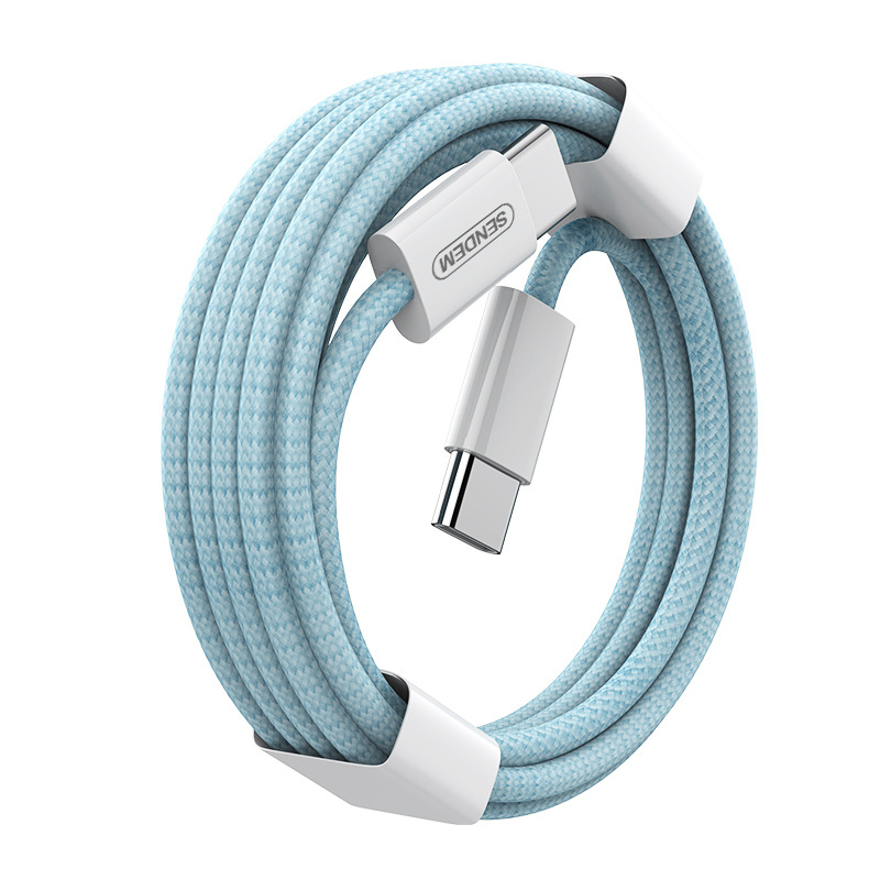 USB-C punjački i podatkovni kabel za Apple, Xiaomi, Oppo, Huawei i Vivo; kompatibilan s iPhone 15/16; duljina 1–2 m; pleteni kabel; 66W brzo punjenje; Vooc protokol