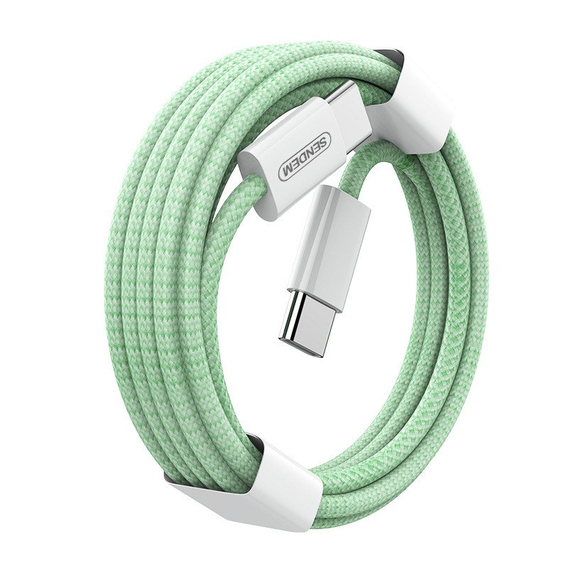 USB-C punjački i podatkovni kabel za Apple, Xiaomi, Oppo, Huawei i Vivo; kompatibilan s iPhone 15/16; duljina 1–2 m; pleteni kabel; 66W brzo punjenje; Vooc protokol