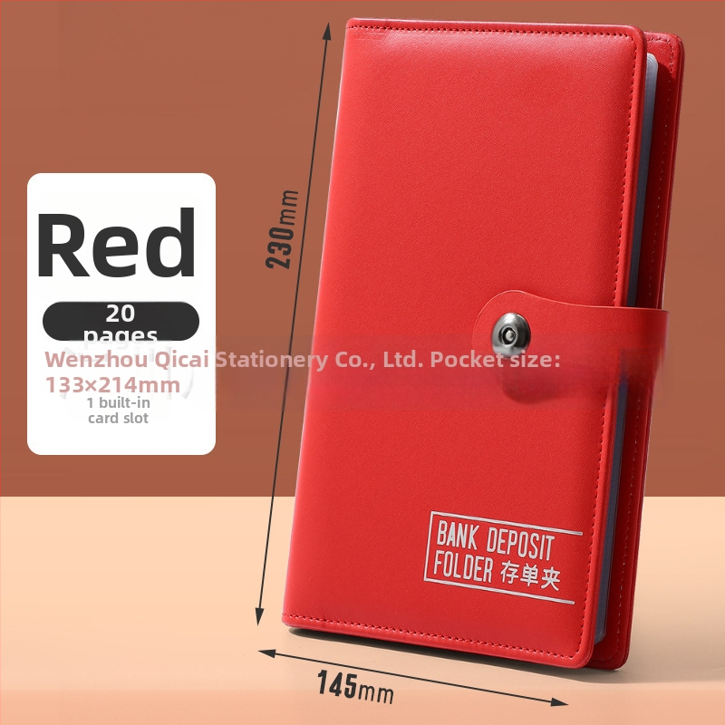 Ādas dokumentu mapīte Bill Holder 01, Sērija Bill, Qicai