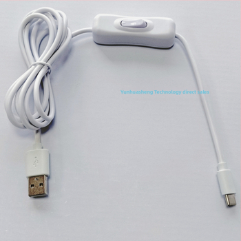 USB-C adatkábel kapcsolóval, 1 m vagy 1,5 m hosszúságú, gyors töltést támogat, OEM-kompatibilis