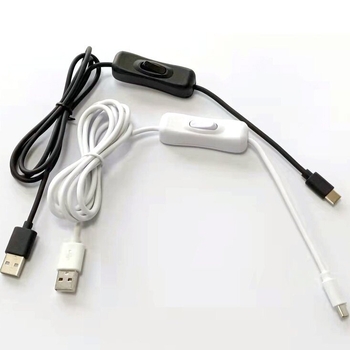 USB-C adatkábel kapcsolóval, 1 m vagy 1,5 m hosszúságú, gyors töltést támogat, OEM-kompatibilis