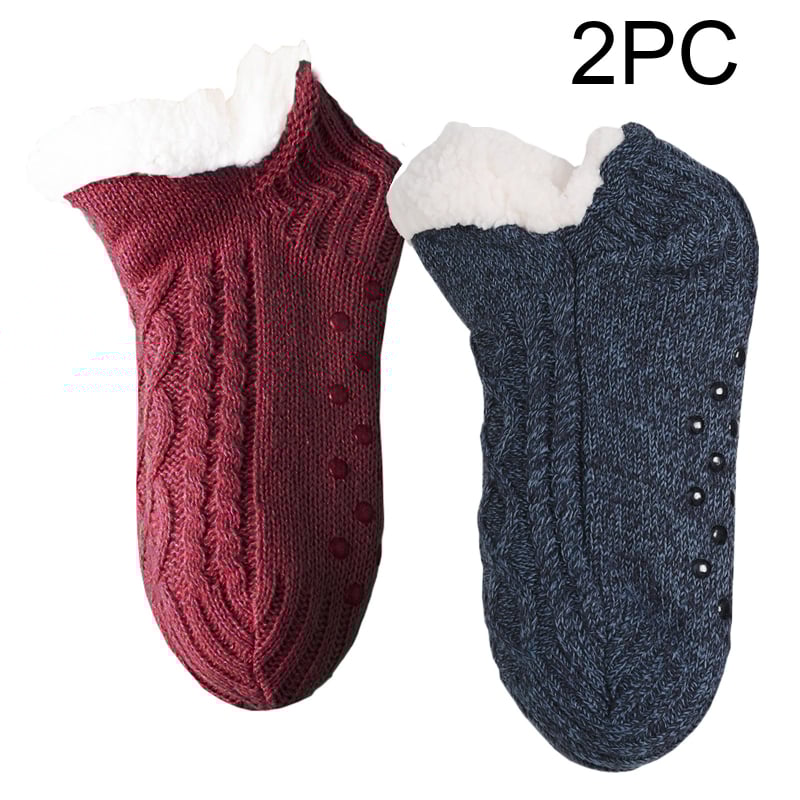 Детски подови чорапи с плюшена подплата, за вътрешна употреба, есен-зима, акрил 100%, за деца 3–8 г