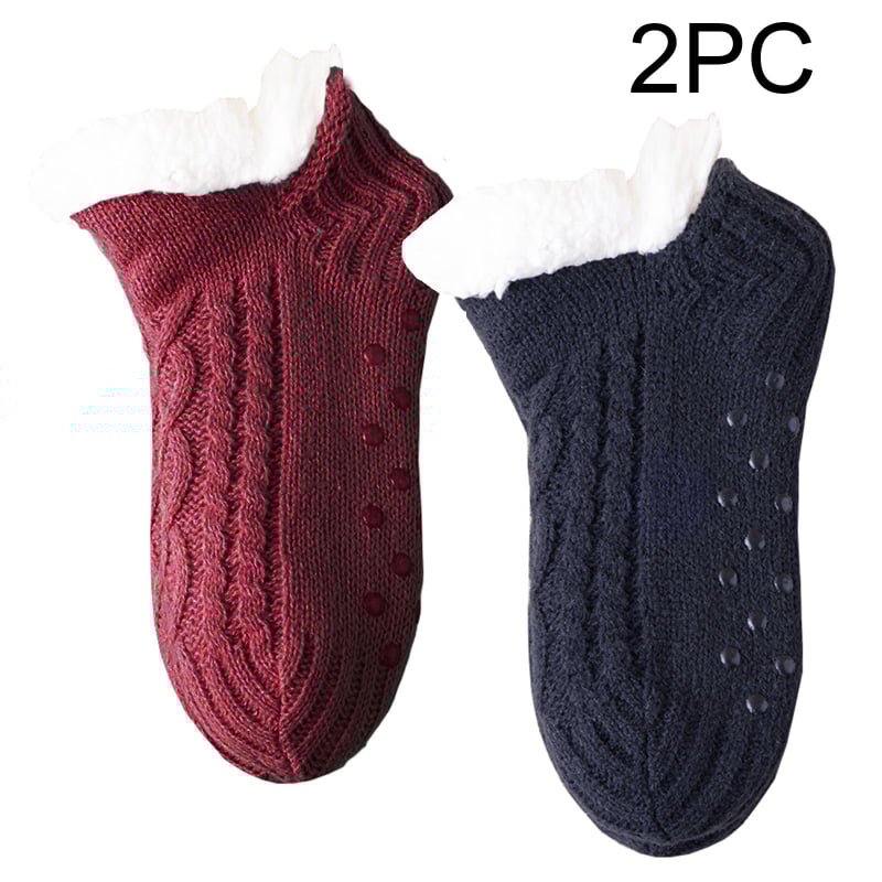 Детски подови чорапи с плюшена подплата, за вътрешна употреба, есен-зима, акрил 100%, за деца 3–8 г