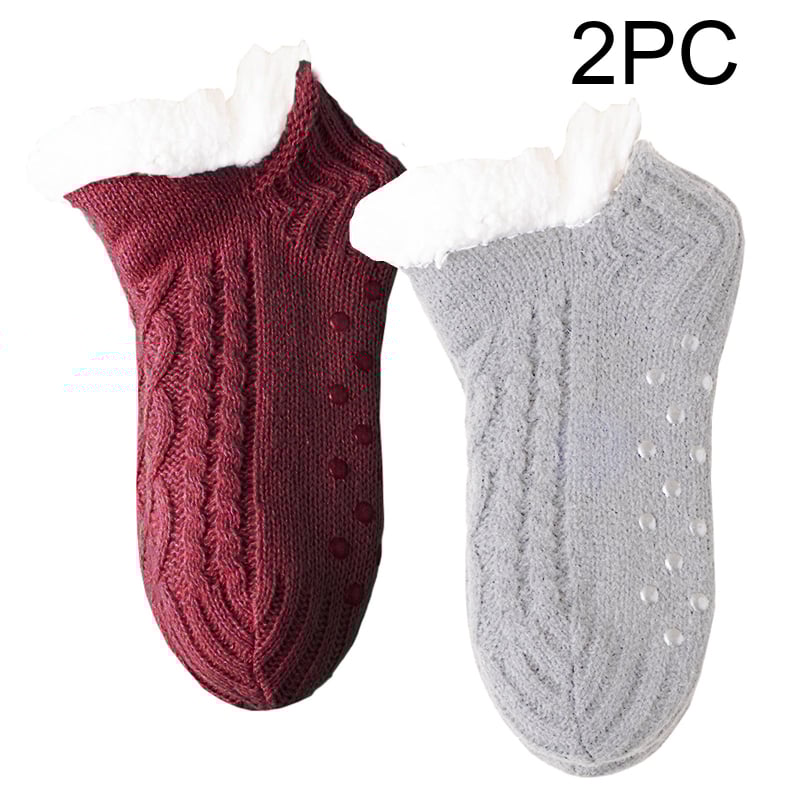 Детски подови чорапи с плюшена подплата, за вътрешна употреба, есен-зима, акрил 100%, за деца 3–8 г