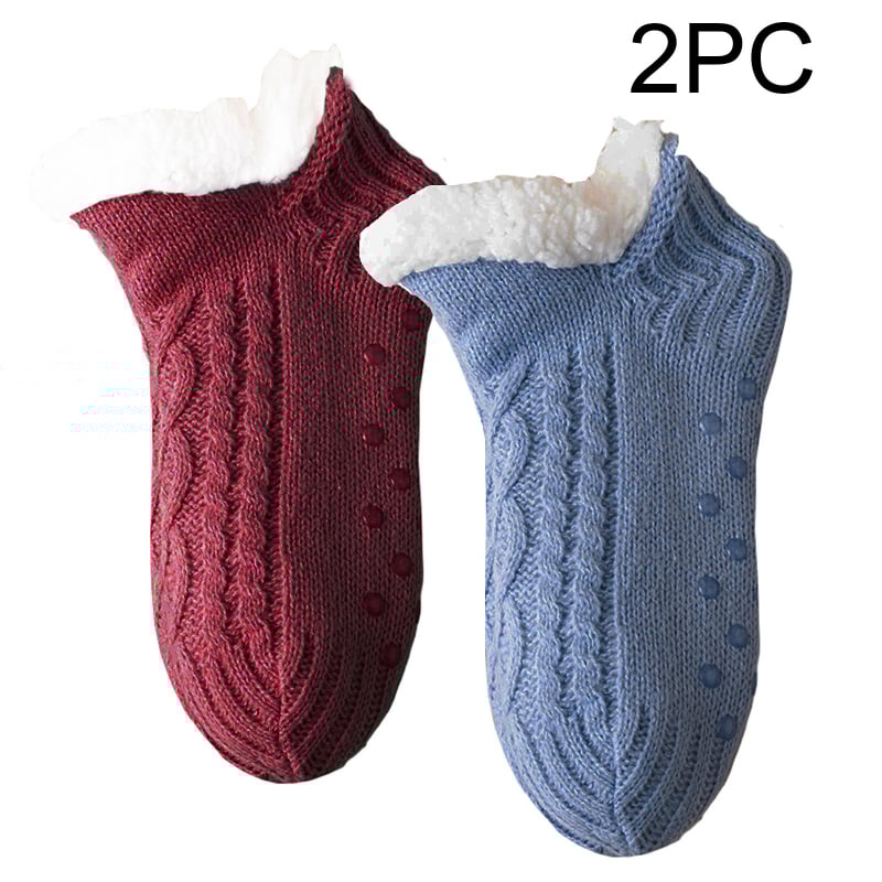 Детски подови чорапи с плюшена подплата, за вътрешна употреба, есен-зима, акрил 100%, за деца 3–8 г