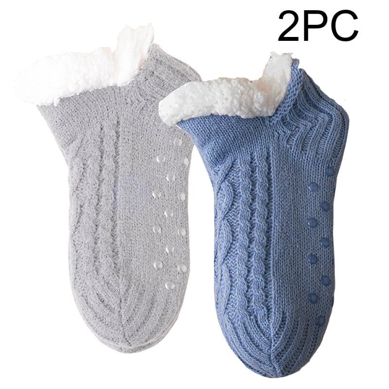 Детски подови чорапи с плюшена подплата, за вътрешна употреба, есен-зима, акрил 100%, за деца 3–8 г