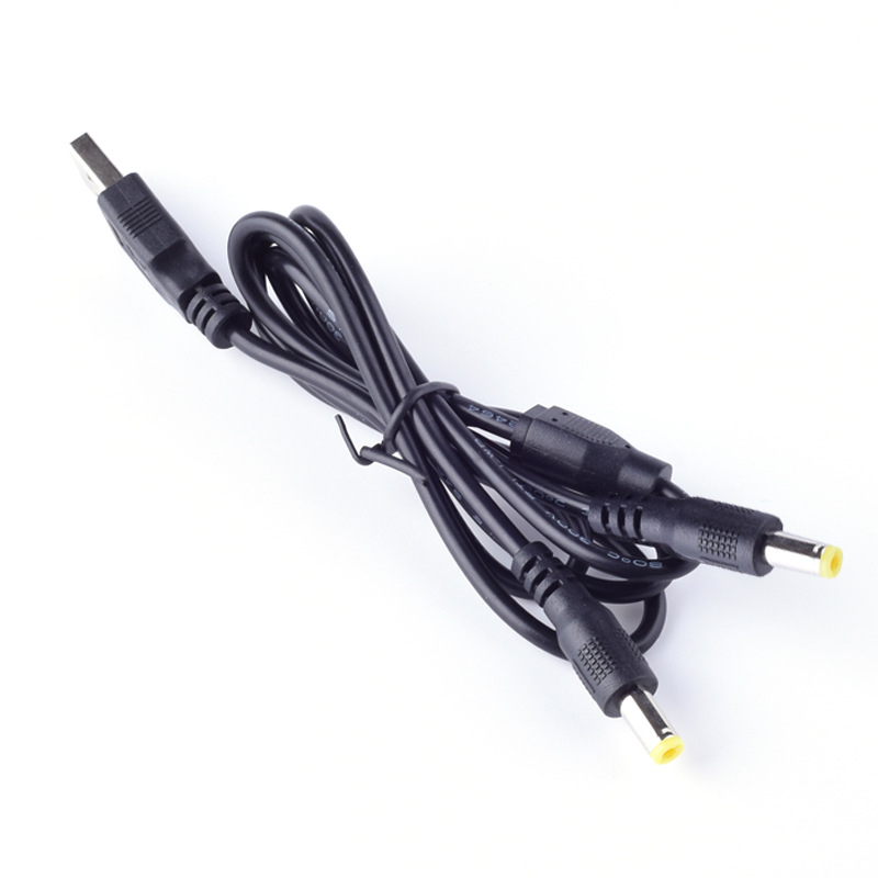 CY USB–DC töltőkábel, kettős kimenettel digitális eszközök számára