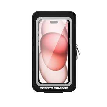 Torba za ruku za trčanje za telefon, unisex, vodootporan dodirni zaslon, kompatibilna s 7-inčnim telefonima, vanjska oprema