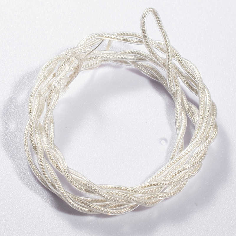 Audio kabel za DIY nadogradnju slušalica – bakreni vodiči s premazom srebra, dvostruko uvijena dva vodiča, HiFi produžni kabel (poluproizvod)