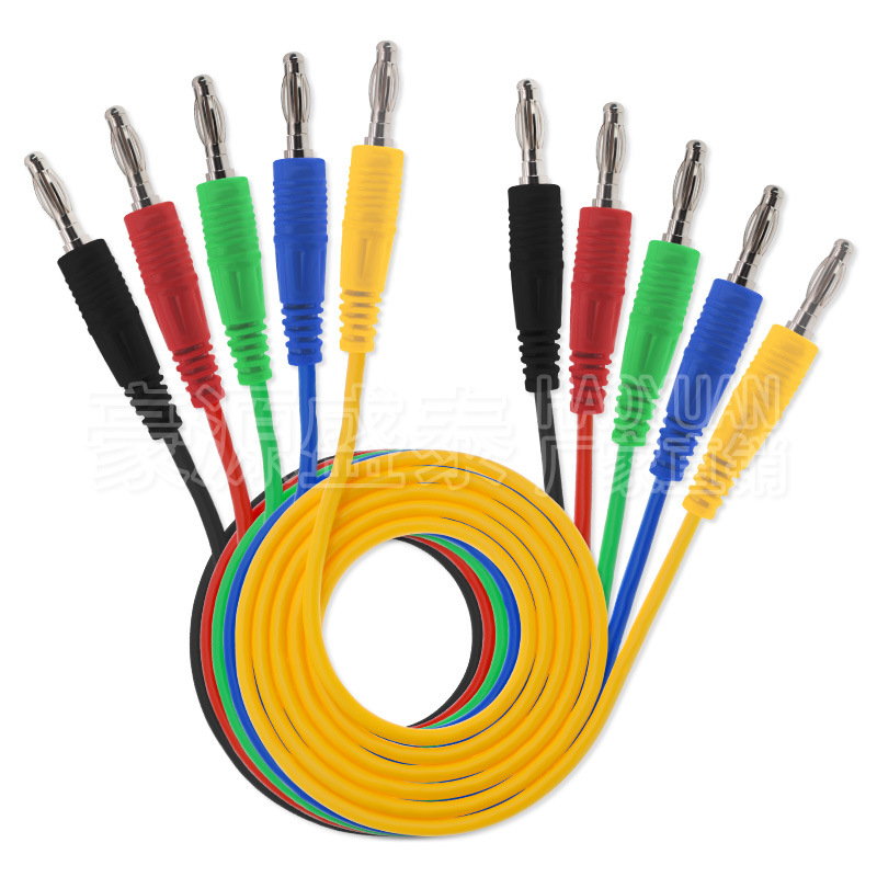 4 mm banana utikač s kabelom, standardan, kontakt od čistog bakra, za 3C digitalne uređaje