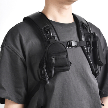 Унисекс монтираща се мини чанта — полиестер, уличен стил, портфейл/кошничка за монети, пролет 2025