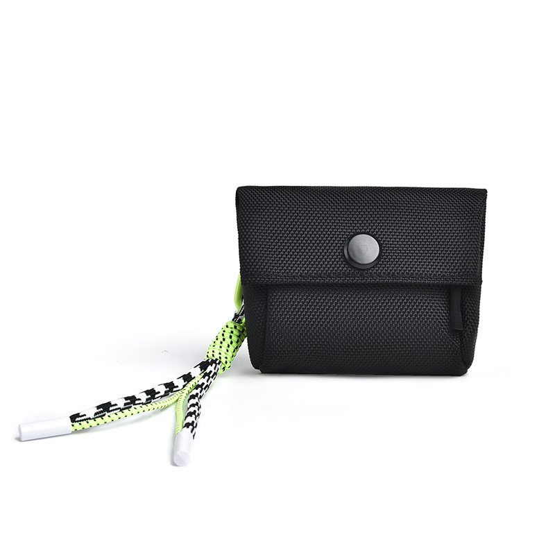 Унисекс монтираща се мини чанта — полиестер, уличен стил, портфейл/кошничка за монети, пролет 2025