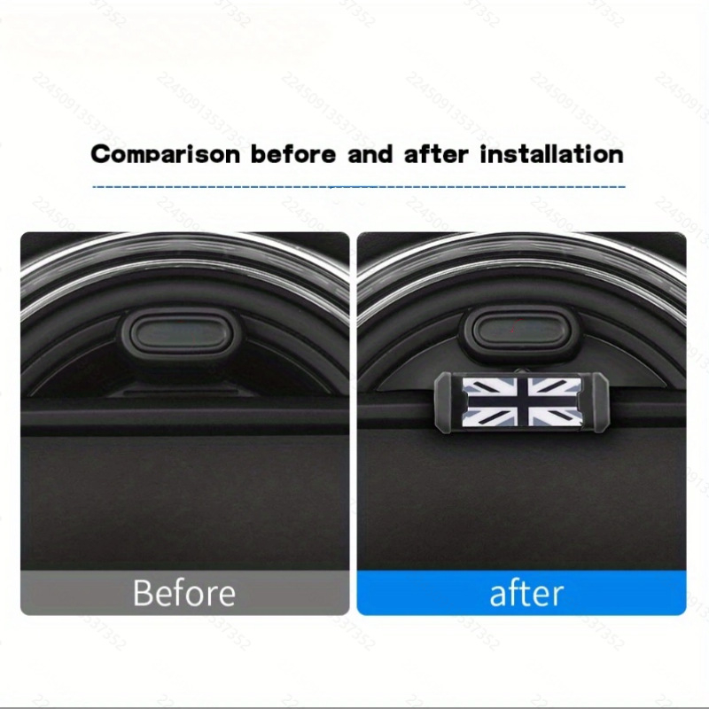 Държач за мобилен телефон за MINI автомобил, въртене 360°, монтиране Snap-on, за централния панел и навигация (F54, R50, R60, F55)