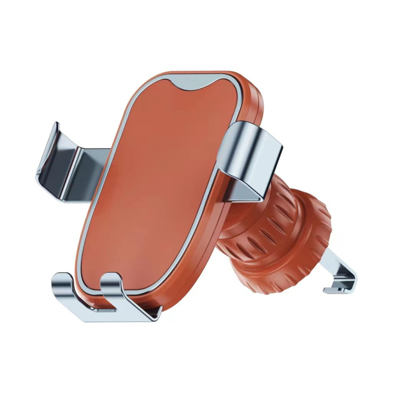 Автомобилен държач за телефон от алуминиева сплав, гравитационен монтаж върху въздушен изход за навигация – универсален
