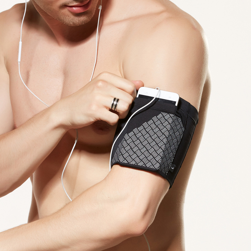 Vanjska sportska torbica za ruku za telefon – elastična, prilagodljiva, unisex, prozračna, protiv krađe, reflektirajući detalji