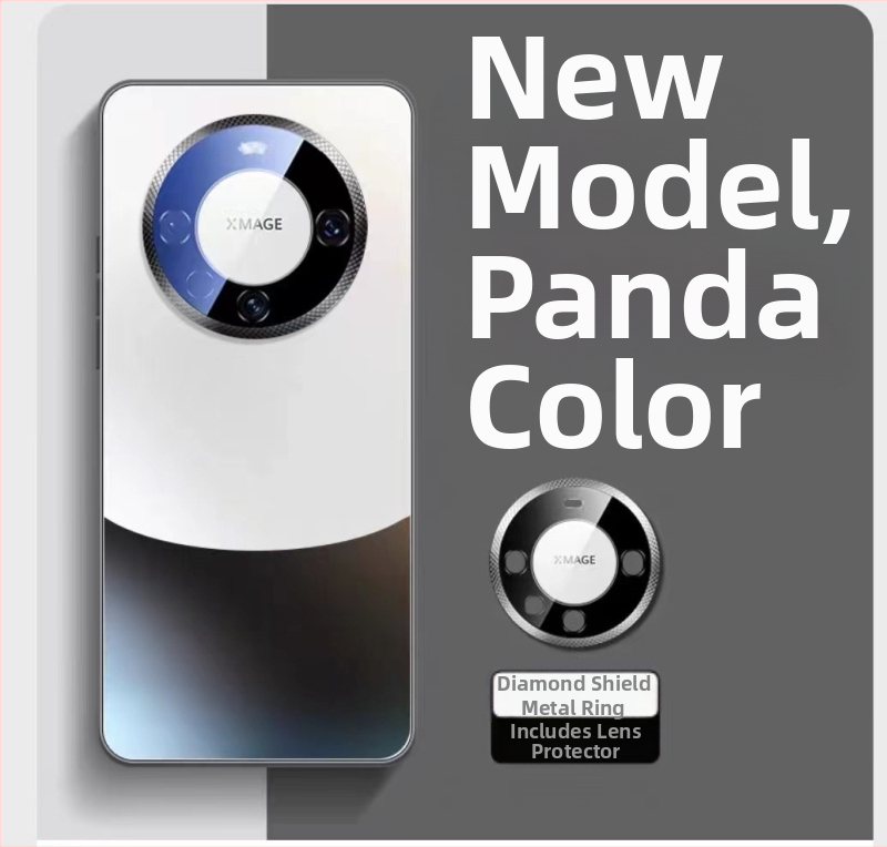 Korpuss Huawei Mate60 Pro un Mate50 Pro, matēts stikls, metāla objektīva gredzens, pilna aizsardzība, pret triecieniem, pret pirkstu nospiedumiem, siltuma izkliede