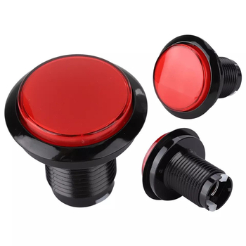 Кръгъл бутон за натискане за аркадни машини и игрово оборудване (2P интерфейс, PC корпус, OEM обработка)