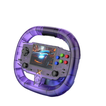 SU-10 nešiojama retro žaidimų konsolė su vairavimo rato dizainu, kelių emuliatorių palaikymas, 32 GB atmintis