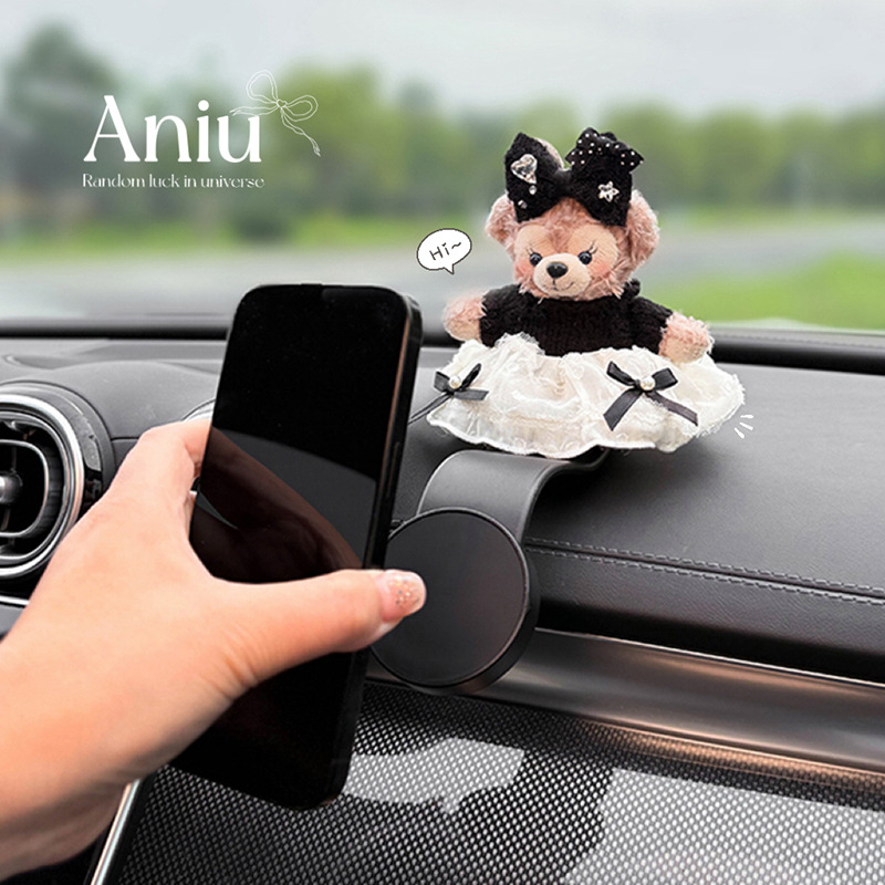 Автомобилен магнитен държач за телефон с безжично зареждане, вакуумно закрепване, модел HQMMCXSJZJ, универсален за инструментален панел