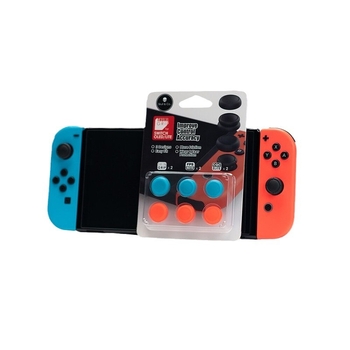 Skull&Co Switch/Lite rocker krytov sada, TPU silikon, 6 kusov (2 vysoké, 2 stredné, 2 krátke) pre Nintendo Switch/Lite, vylepšený pocit