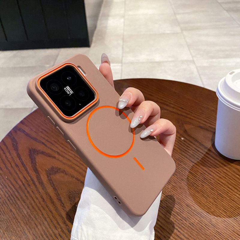 Carcasă TPU mată pentru Xiaomi 15 Pro – prindere magnetică, protecție la șocuri, anti-amprente