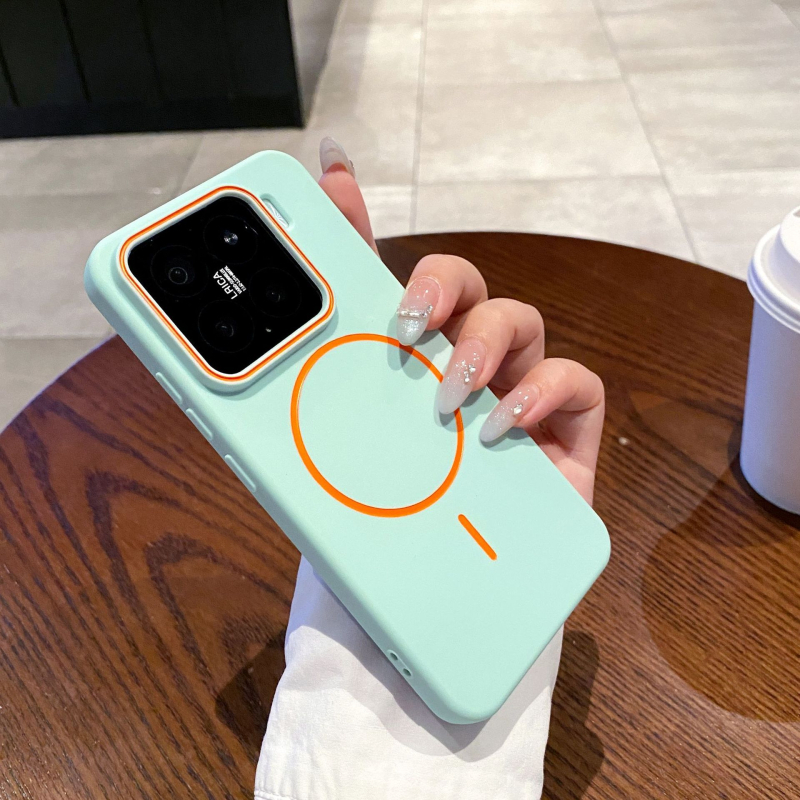 Carcasă TPU mată pentru Xiaomi 15 Pro – prindere magnetică, protecție la șocuri, anti-amprente