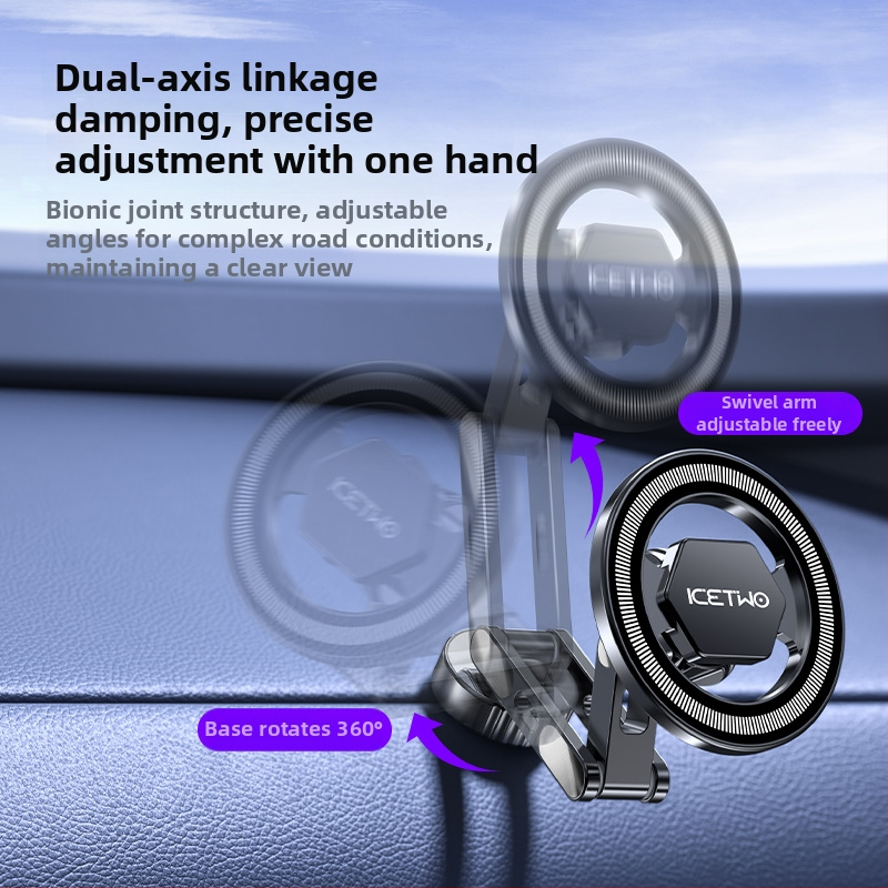 Magnetický držiak na telefón do palubnej dosky pre Xiaomi SU7, s MagSafe, 17 mm guľová hlava