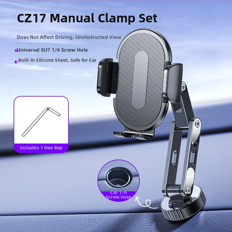 Magnetický držiak na telefón do palubnej dosky pre Xiaomi SU7, s MagSafe, 17 mm guľová hlava