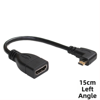 Micro HDMI na HDMI kabel, duljina 0,2 m, bakrena žica, adapter, za televizor i digitalnu kameru
