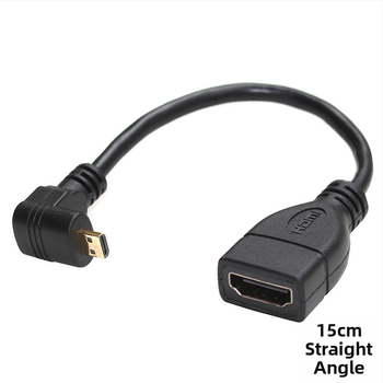 Micro HDMI na HDMI kabel, duljina 0,2 m, bakrena žica, adapter, za televizor i digitalnu kameru