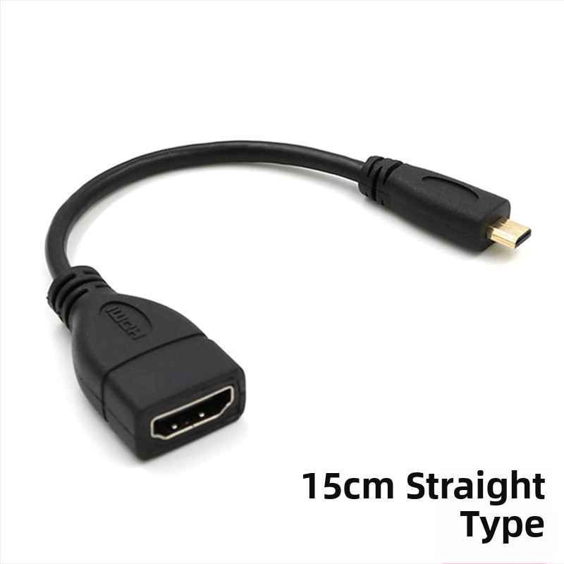 Micro HDMI na HDMI kabel, duljina 0,2 m, bakrena žica, adapter, za televizor i digitalnu kameru