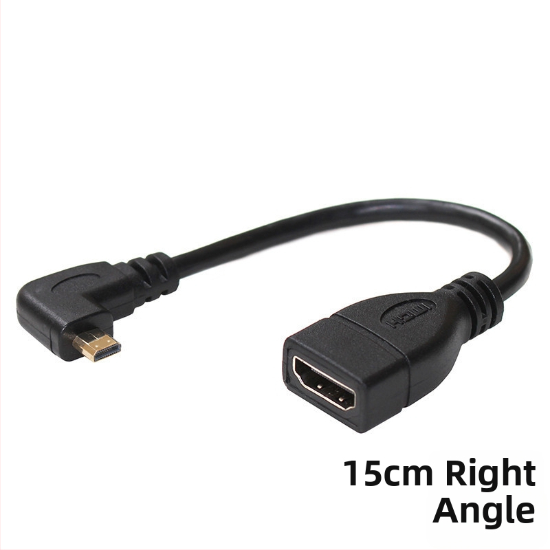 Micro HDMI na HDMI kabel, duljina 0,2 m, bakrena žica, adapter, za televizor i digitalnu kameru